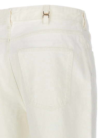 Shop Chloé Flare Leg Jeans In White