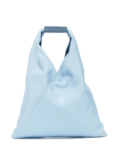 Shop Mm6 Maison Margiela Small Japanese Handbag Bags In Blue