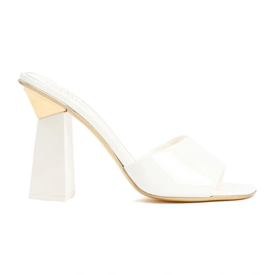 Shop Valentino Garavani  Slide Hyper One Stud Sandals Shoes In White