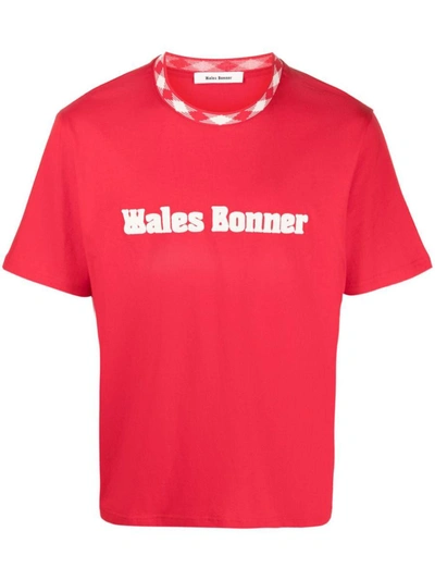 Wales Bonner Sorbonne 56 Oversize T-shirt In Red