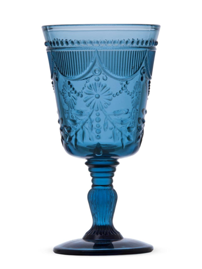 Shop Fortessa Debutante 6-piece Goblet Set In Cornflower