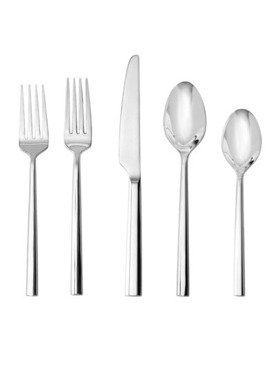 Shop Fortessa Orson 20-piece Place Setting Set In Stainless Steel