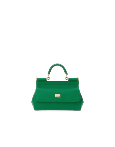 Shop Dolce & Gabbana Designer Handbags Dpp-bag "sicily" Small In Green