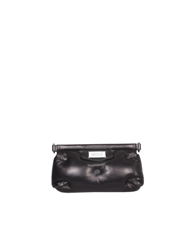 Shop Maison Margiela Designer Handbags Glam Slam Red Carpet Bag In Black
