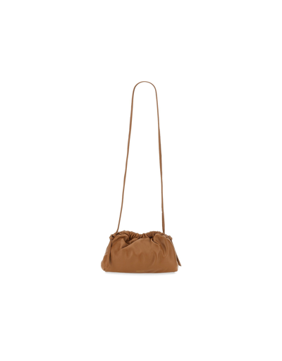 Shop Mansur Gavriel Designer Handbags "cloud" Mini Clutch In Brown