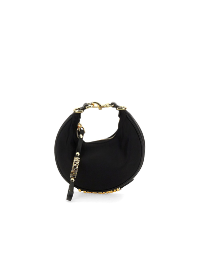 Shop Moschino Designer Handbags Bag With Shoulder Strap In Black