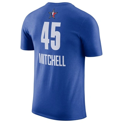 Shop Jordan Brand Donovan Mitchell Blue 2023 Nba All-star Game Name & Number T-shirt