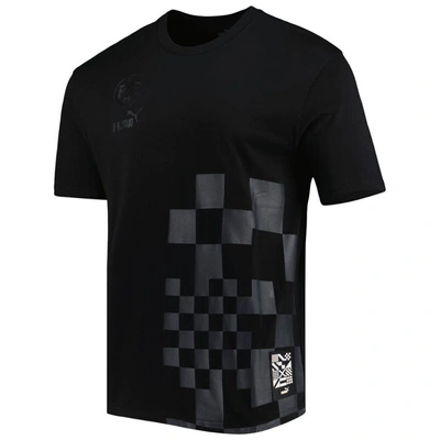 Shop Puma Black Borussia Dortmund Ftblculture Wordmark T-shirt