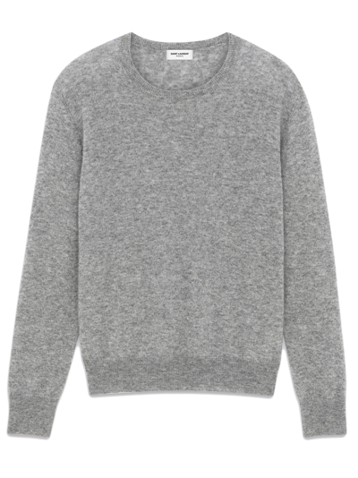 Shop Saint Laurent Pullover In Grey