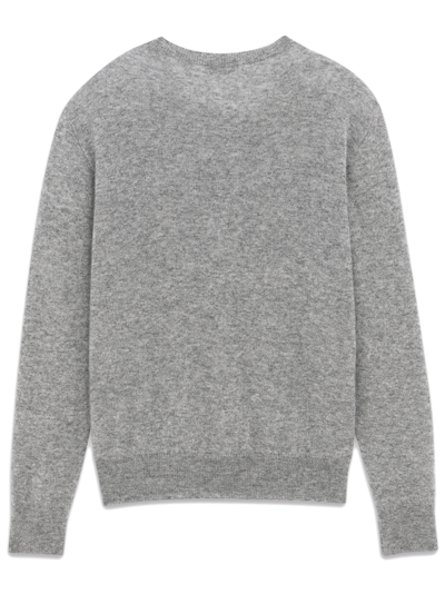 Shop Saint Laurent Pullover In Grey