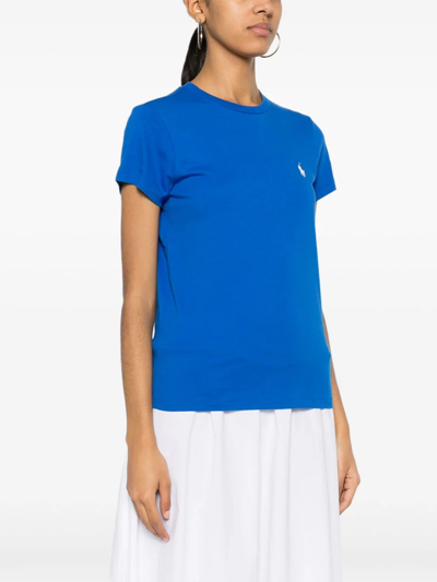 Shop Polo Ralph Lauren T-shirt Con Logo In Blue