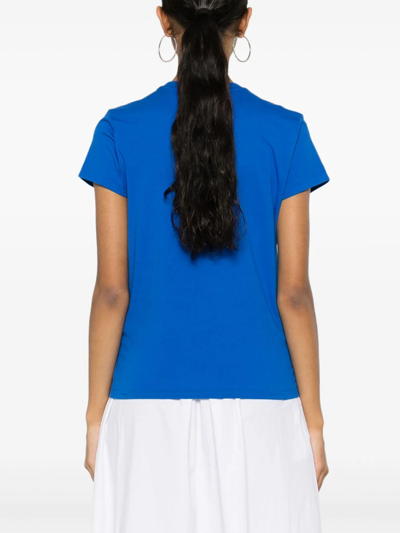 Shop Polo Ralph Lauren T-shirt Con Logo In Blue