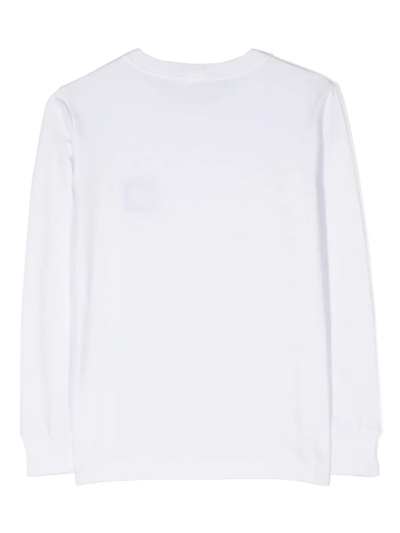 Shop Stone Island T-shirt Con Logo In White