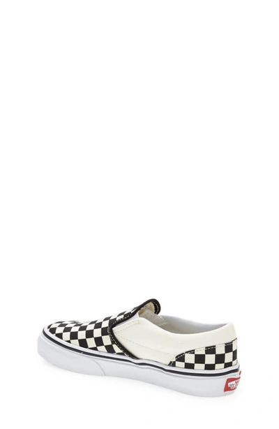 Shop Vans Classic Checkerboard Slip-on In Black/ White Checkerboard