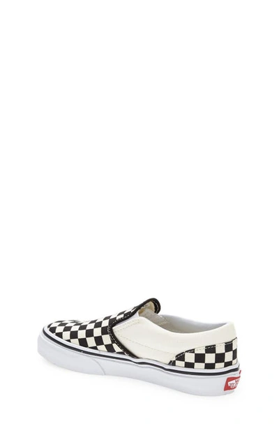 Vans Classic Checkerboard Slip-on In Black/ White Checkerboard