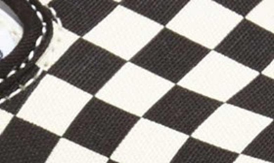 Vans Classic Checkerboard Slip-on In Black/ White Checkerboard