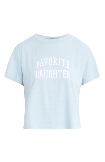 Shop Favorite Daughter Graphic T-shirt In Baby Blue