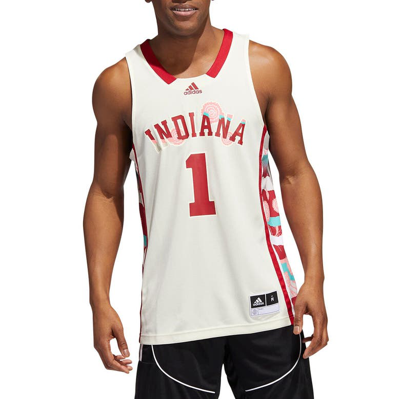 Shop Adidas Originals Adidas Cream Indiana Hoosiers Honoring Black Excellence Replica Basketball Jersey