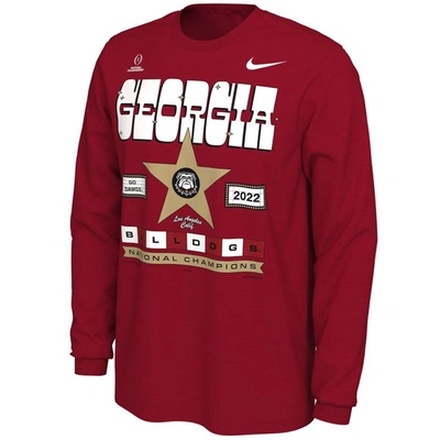 Shop Nike Red Georgia Bulldogs College Football Playoff 2022 National Champions Celebration Long Sleeve T