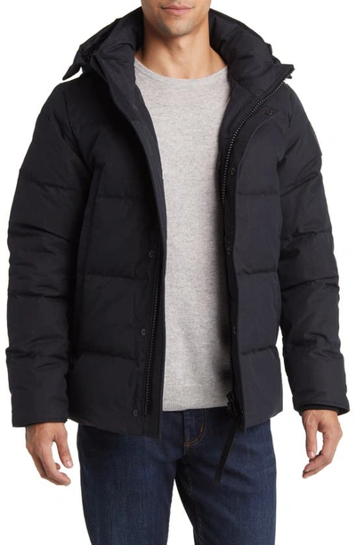 Shop Canada Goose Wyndham Water Repellent 625 Fill Power Down Parka In Black