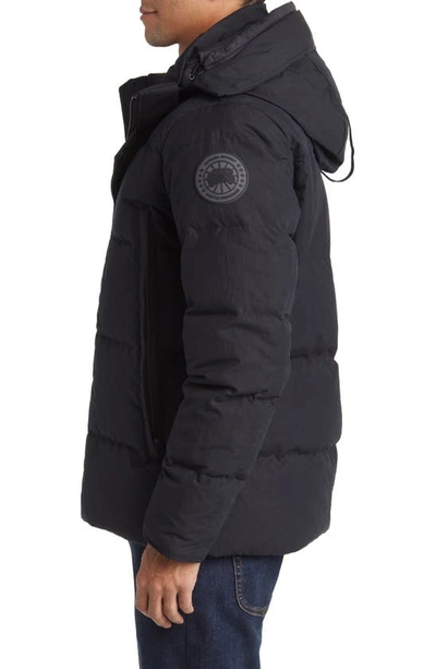 Shop Canada Goose Wyndham Water Repellent 625 Fill Power Down Parka In Black