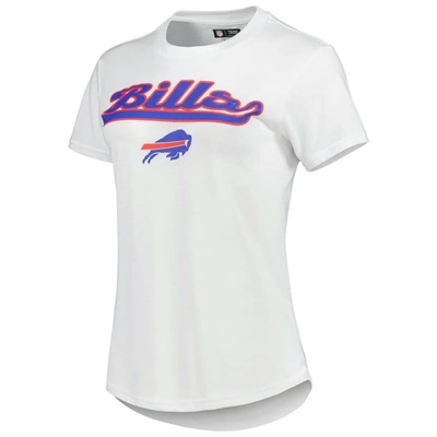 Shop Concepts Sport White/charcoal Buffalo Bills Sonata T-shirt & Leggings Sleep Set
