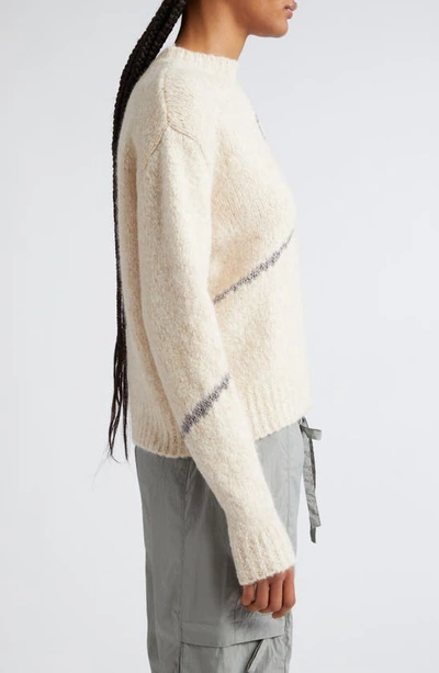 Paloma Wool Tana Intarsia-knit Jumper In Ecru