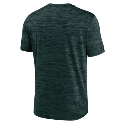 Shop Nike Green Oakland Athletics Logo Velocity Performance T-shirt