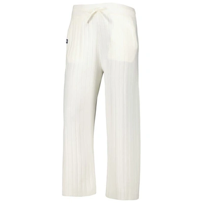 Shop Levelwear White New York Yankees Dream Icon Knit Pants