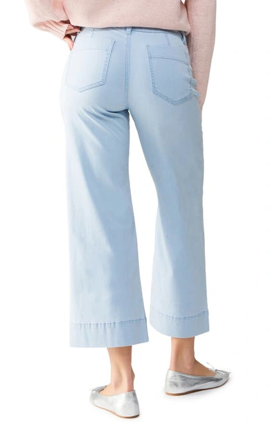 Shop Sanctuary The Marine Crop Straight Leg Jeans In Ultra Pale