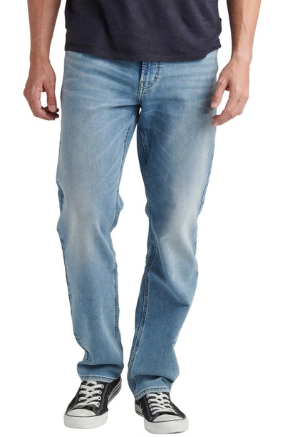 Shop Silver Jeans Co. The Athletic Straight Leg Jeans In Indigo