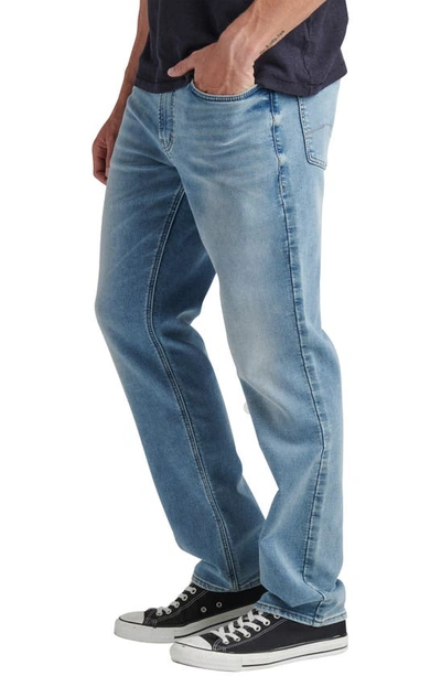 Shop Silver Jeans Co. The Athletic Straight Leg Jeans In Indigo
