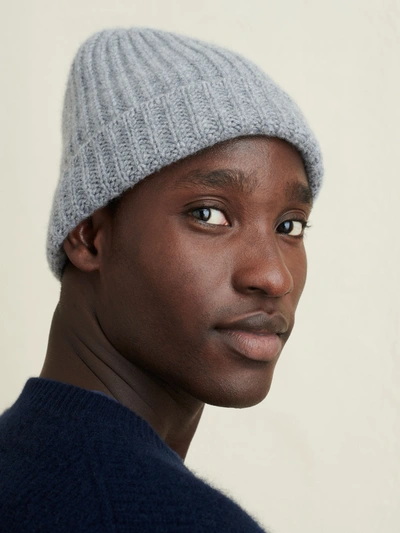 Shop Alex Mill Cashmere Beanie In Light Heather Grey