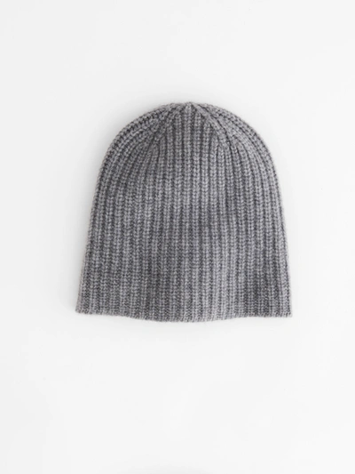 Alex Mill Cashmere Beanie In Light Heather Grey