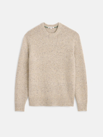 Alex Mill Donegal Crewneck Sweater In Oatmeal