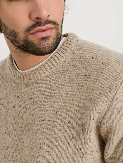 Alex Mill Donegal Crewneck Sweater In Oatmeal