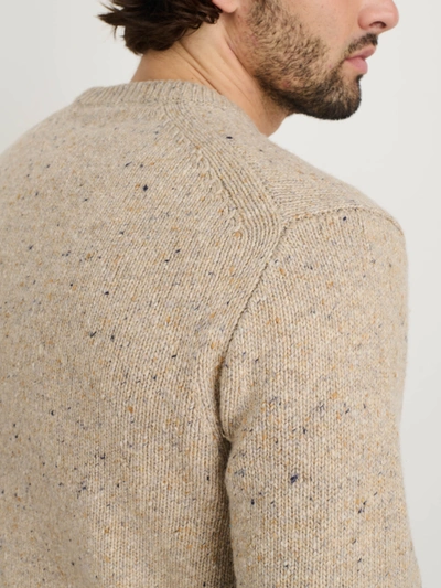 Alex Mill Donegal Crewneck Sweater In Oatmeal