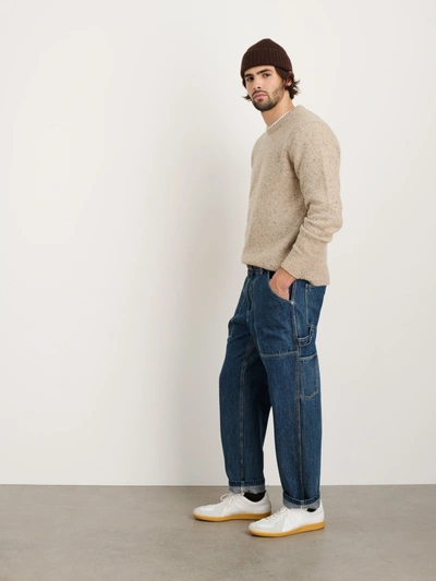 Alex Mill Donegal Crewneck Sweater In Oatmeal