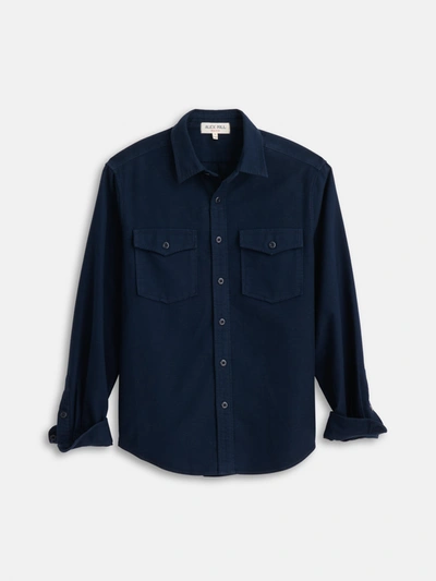 Alex Mill Frontier Shirt In Chamois In Navy