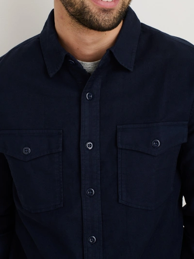 Alex Mill Frontier Shirt In Chamois In Navy