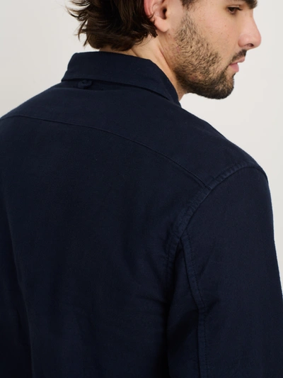 Alex Mill Frontier Shirt In Chamois In Navy