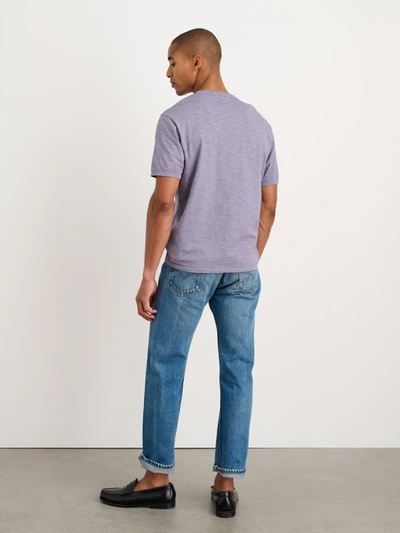 Shop Alex Mill Standard T Shirt In Slub Cotton In Ceil Blue
