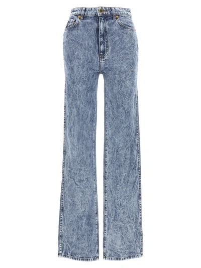 Shop Khaite Danielle Jeans Blue