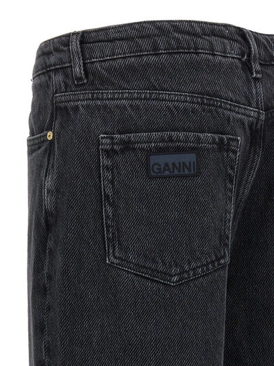 Shop Ganni Izey Jeans Black