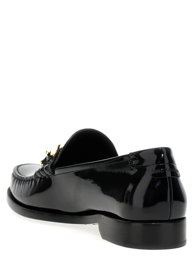 Shop Saint Laurent Le Loafer Loafers Black