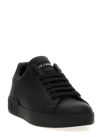 Shop Dolce & Gabbana Portofino Sneakers Black