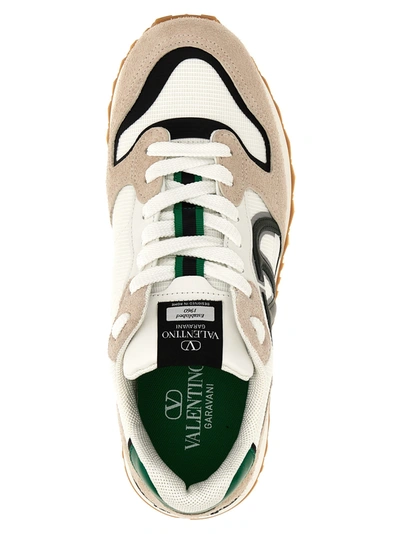 Shop Valentino Vlogo Pace Sneakers White