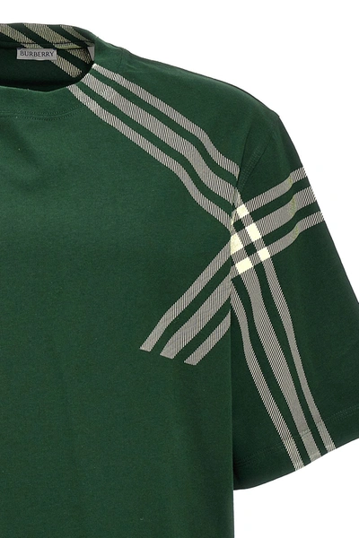 Shop Burberry Men 'tops' T-shirt In Green