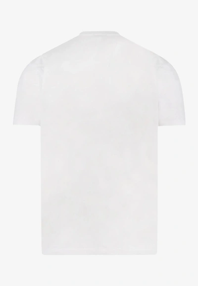 Shop Tom Ford Crewneck Solid T-shirt In White