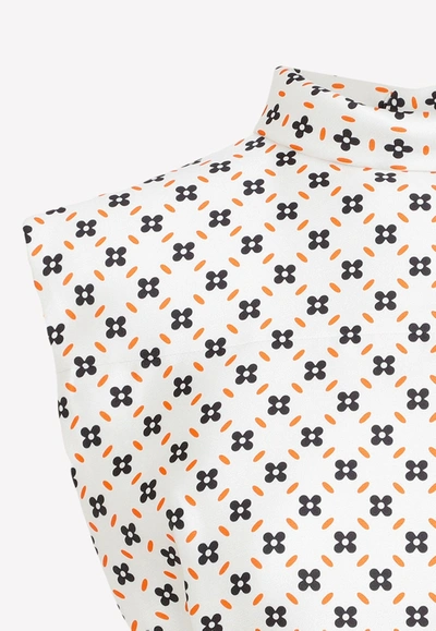 Lanvin Cropped Sleeveless Top Women In White